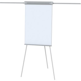 Flipchart na trójnogu, suchościeralny magnetyczny AQUA, 68x105xh180 cm MEMOBE MF002