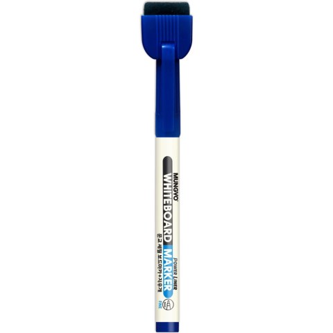 Marker suchościeralny niebieski mini z czyścikiem i magnesem TT8119 MUNGYO Marker suchościeralny niebieski mini z czyścikiem i magnesem TT8119 MUNGYO