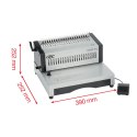 Bindownica profesjonalna grzbietowa elektryczna CB25E Pro dziurkowanie 25k bindowanie 500k 4410038 GBC