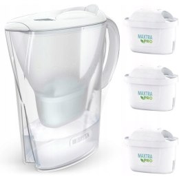 Dzbanek filtrujący BRITA Marella biały 2,4l + 3szt filtr do wody Maxtra Pro Pure Performance