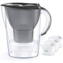 Dzbanek filtrujący BRITA Marella grafitowy 2,4l + 3szt filtr do wody Maxtra Pro Pure Performance