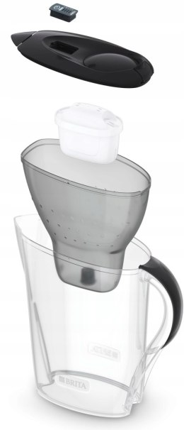 Dzbanek filtrujący BRITA Marella grafitowy 2,4l + 3szt filtr do wody Maxtra Pro Pure Performance