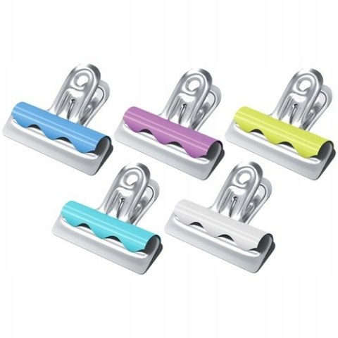 Klipy Buldog 25mm 10szt. kolorowe 255056 BERLINGO Klipy Buldog 25mm 10szt. kolorowe 255056 BERLINGO