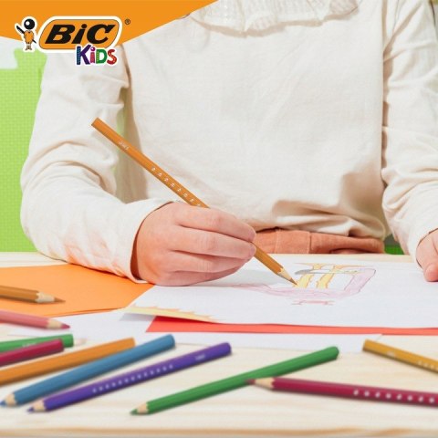 Kredki drewniane ECO SMOOTH 24 kolory 525787 BIC Kredki drewniane ECO SMOOTH 24 kolory 525787 BIC