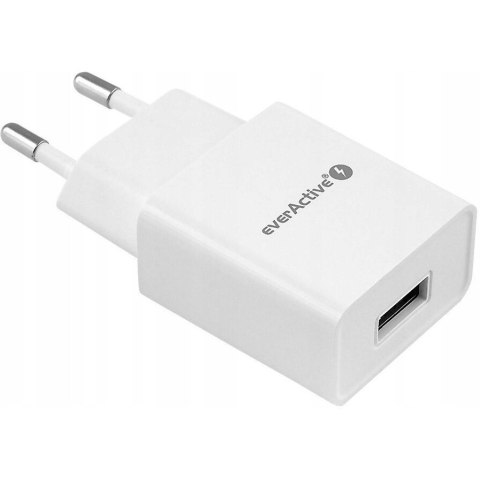 Ładowarka sieciowa 230V EVERACTIVE SC-200 1xUSB 2,4A biała Ładowarka sieciowa 230V EVERACTIVE SC-200 1xUSB 2,4A biała