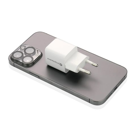Ładowarka sieciowa 230V EVERACTIVE SC-330Q 1xUSB-A + 1xUSB-C 20W biała Ładowarka sieciowa 230V EVERACTIVE SC-330Q 1xUSB-A + 1xUSB-C 20W biała