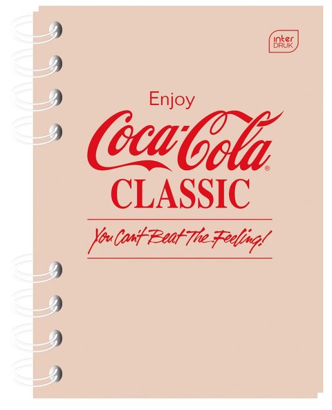 Notes na spirali 80k linia Slim Hybrid COCA COLA INTERDRUK Notes na spirali 80k linia Slim Hybrid COCA COLA INTERDRUK