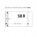 Okładka regulowana S8 - 251 bezbarwna PVC (25 szt.) OZB-59 BIURFOL
