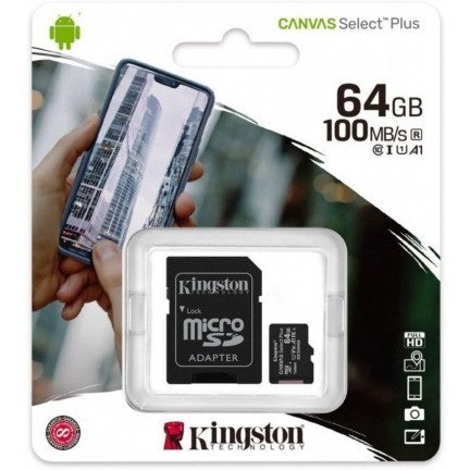 Pamięć MicroSD 64GB KINGSTON 100mb/s SDCS2/64GB Pamięć MicroSD 64GB KINGSTON 100mb/s SDCS2/64GB