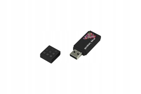 Pamięć USB 64GB GOODRAM UME2 czarny USB 2.0 UME2-0640K0R11-SP wer.SPRING Pamięć USB 64GB GOODRAM UME2 czarny USB 2.0 UME2-0640K0R11-SP wer.SPRING