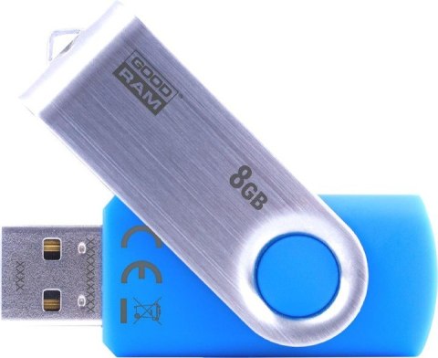 Pamięć USB 8GB GOODRAM UTS2 niebieski USB 2.0 UTS2-0080B0R11 Pamięć USB 8GB GOODRAM UTS2 niebieski USB 2.0 UTS2-0080B0R11