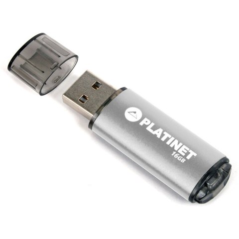 Pamięć USB-A 16GB PLATINET X-DEPO USB 2.0 srebrny (42175) Pamięć USB-A 16GB PLATINET X-DEPO USB 2.0 srebrny (42175)