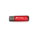 Pamięć USB-A 64GB PLATINET X-DEPO USB 2.0 czerwony (43612)