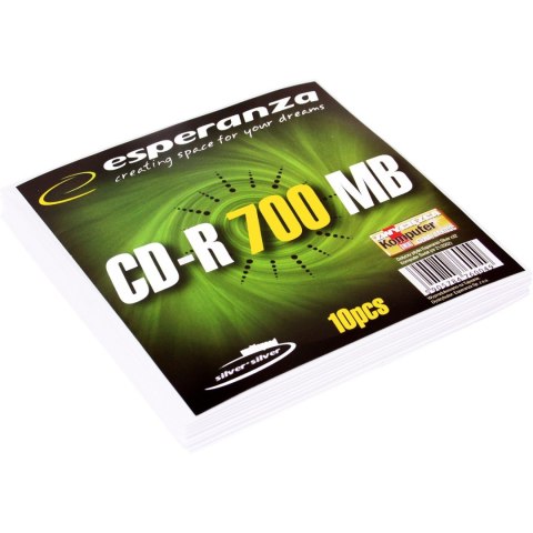 Płyta CD-R ESPERANZA SILVER koperta 2007 Płyta CD-R ESPERANZA SILVER koperta 2007