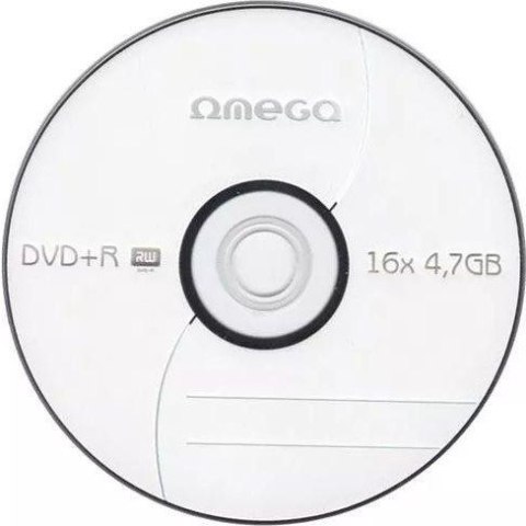 Płyta DVD+R 4,7GB OMEGA 16x koperta (40582) Płyta DVD+R 4,7GB OMEGA 16x koperta (40582)