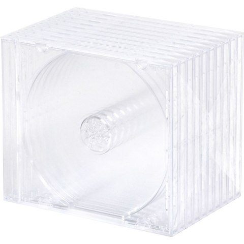 Pudełko na płytę CD jewel 10,4mm przezroczysta taca (10szt) NATUNA (40730) Pudełko na płytę CD jewel 10,4mm przezroczysta taca (10szt) NATUNA (40730)