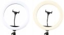 Statyw + lampa led ring 30cm + uchwyt na telefon (RLT-1201) DENVER