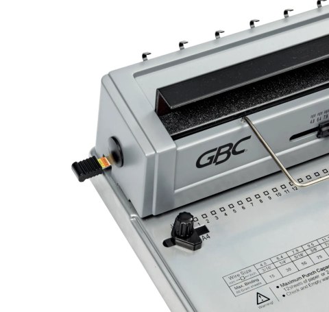 Bindownica drutowa W12 z ręcznym dziurkaczem binduje do 125 kartek A4 4410043 GBC Bindownica drutowa W12 z ręcznym dziurkaczem binduje do 125 kartek A4 4410043 GBC