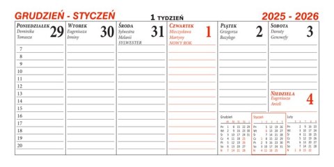 Kalendarz biurowy leżący EUROPA B4 BESKIDY Kalendarz biurowy leżący EUROPA B4 BESKIDY