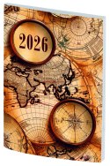 Kalendarz kieszonkowy A7 oprawa PCV bezbarwny 2026 A7040B-MIX Wokół Nas