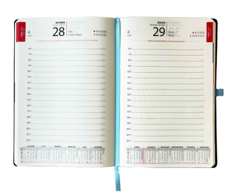 Kalendarz książkowy A5 dzienny FLEX K-A5D FLEX AVANTI