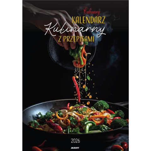 Kalendarz ścienny mały KULINARNY Z PRZEPISAMI KSM-S-2 AVANTI