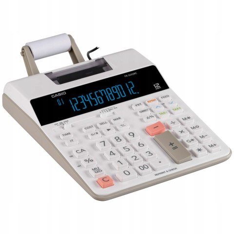 Kalkulator CASIO FR-2650RC z drukarką i zasilaczem Kalkulator CASIO FR-2650RC z drukarką i zasilaczem