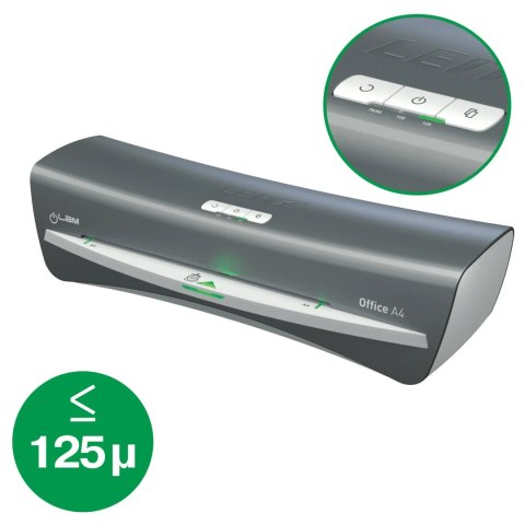 Laminator iLam OFFICE A4 230V srebrny 72510084 LEITZ Laminator iLam OFFICE A4 230V srebrny 72510084 LEITZ