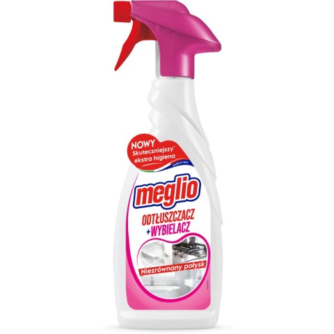 Odtłuszczacz + wybielacz MEGLIO spray 650ml Odtłuszczacz + wybielacz MEGLIO spray 650ml