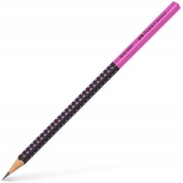 Ołówek GRIP 2001 TWO TONE czarny/różowy FABER-CASTEL 517011