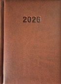 Terminarz A5 dzienny, okładka skóropodobna - tłoczone szycie K6 BESKIDY