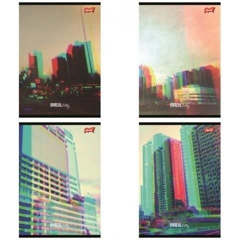 Zeszyt A5 60k kratka UNREAL CITY laminowany UNIPAP Zeszyt A5 60k kratka UNREAL CITY laminowany UNIPAP