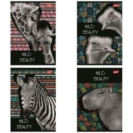 Zeszyt A5 60k kratka WILD BEAUTY laminowany UNIPAP