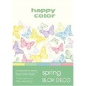 Blok DECO SPRING A4 20ark.170g. 5 kolorów HA 3817 2030-110 HAPPY COLOR