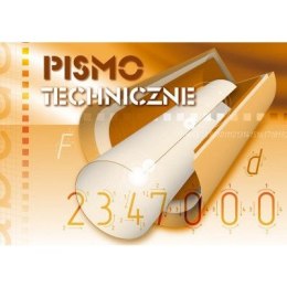 Blok pismo techniczne typ A pochyłe KRESKA