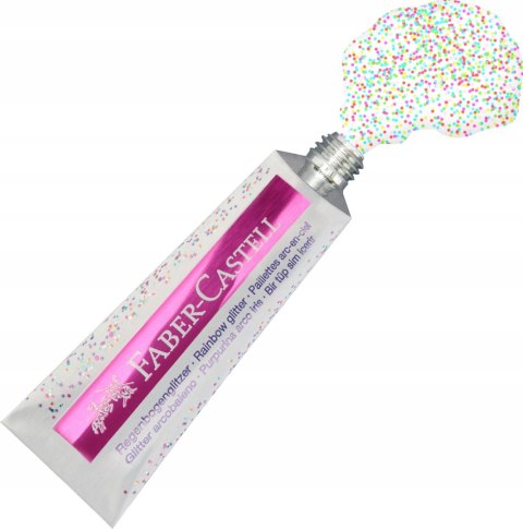 Brokat w żelu RAINBOW 12ml. (2szt.) blister 125089 Faber-Castell