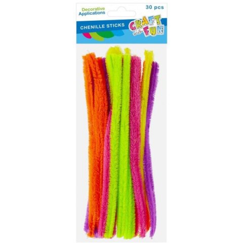 Druciki kreatywne mix kolorów 30cm op. 30szt. 567266 CRAFT WITH FUN