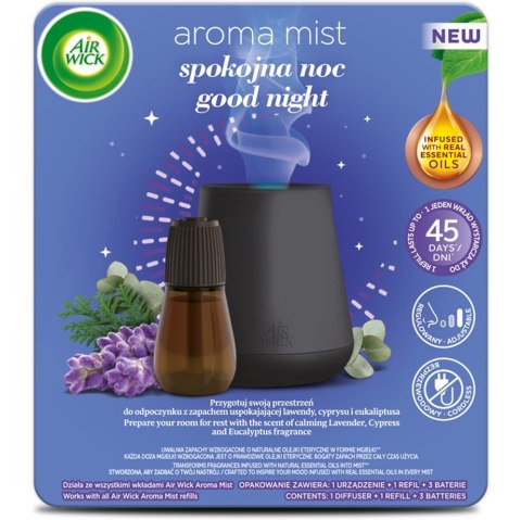 Dyfuzor AIR WICK Aroma Mist Mgiełka z olejkami 20ml Spokojna noc