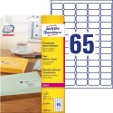 Etykiety 38,1x21,2 L7551-25 (25 arkuszy) laser AVERY ZWECKFORM