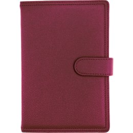 Kalendarz A5 dzienny z zapięciem 2026 ekoskóra fioletowy 0405-0908-30 Panta Plast