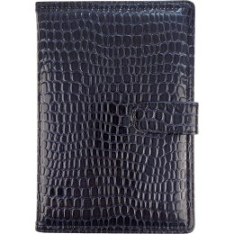 Kalendarz A5 dzienny z zapięciem 2026 krokodyl granatowy 0405-0907-02 Panta Plast