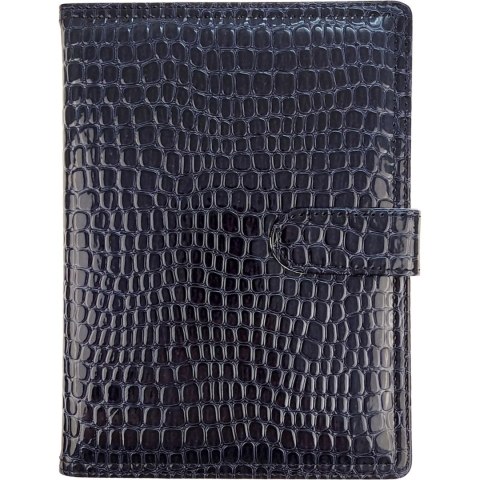 Kalendarz B5 dzienny z zapięciem 2026 krokodyl granatowy 0405-0921-02 Panta Plast