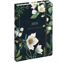 Kalendarz książkowy 2026 A5 192 Mat+UV Fiori INTERDRUK