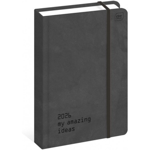 Kalendarz książkowy 2026 A5 384 Mat+UV Ideas INTERDRUK