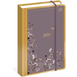 Kalendarz książkowy 2026 A5 384 Metallic Satin INTERDRUK