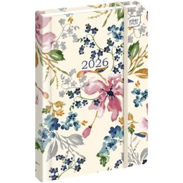 Kalendarz książkowy A6 192 Mat+UV blossom INTERDRUK