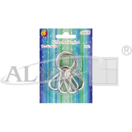 Kółka z karabińczykiem srebrne 4szt. PH-2653 ALIGA