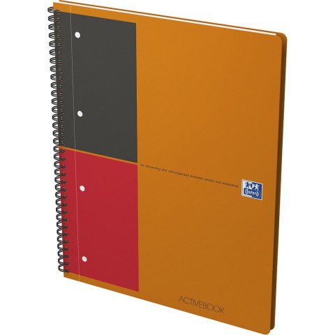 Kołonotatnik A4 80K linie PP OXFORD Activebook International 100102994