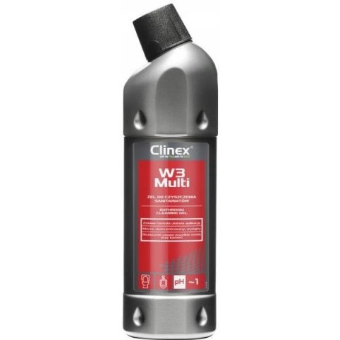 Koncentrat CLINEX do mycia sanitariatów i łazienek W3 MULTI 1L (CL77076)