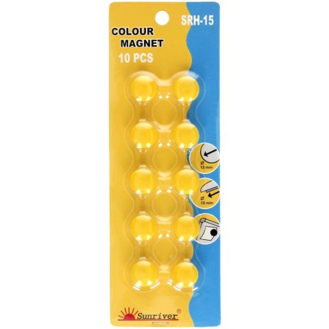 Magnesy WF-15/SRH-15 żółte (10szt.) 607326 ARGO